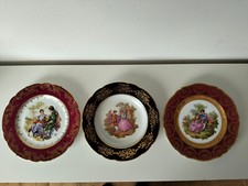 Piatti originali Limoges modelli ispirati a Fragonard, scene romantiche