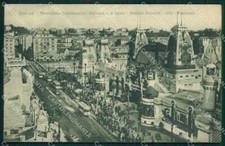 Genova Città Esposizione 1914 Tram cartolina QZ5931