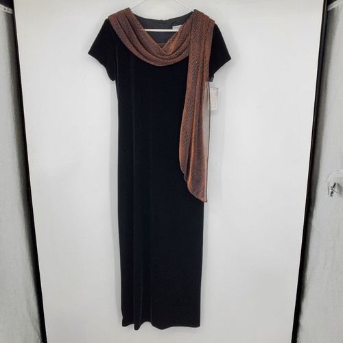 Maxi abito nuovo - vintage, nero