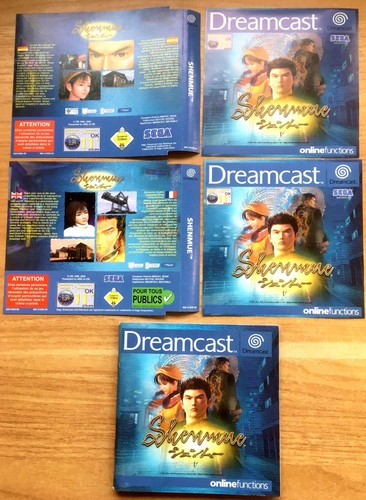 Shenmue jaquettes avant - shenmue,