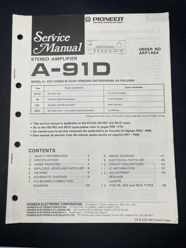 Manuale servizio originale - manuale,