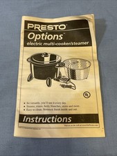 PRESTO Options 6 Quart Multi