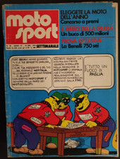 MOTO SPORT 30/1974 PROVA BENELLI 750 SEI-HONDA 950 SS JAPAUTO-AGOSTINI PHIL READ