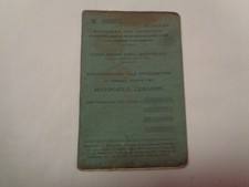 DOCUMENTI LIBRETTO INNOCENTI LAMBRETTA 125  1955