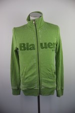 BLAUER FELPA UOMO Tg S SPORT MAN SWEATSHIRT CASUAL VINTAGE ZIP COTONE