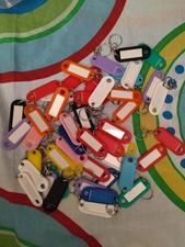 47 Portachiavi Targhetta Etichetta Organizza Identifica Porta Chiavi Colorati 50