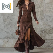 Maxi abito manica lunga 2023