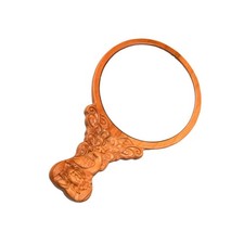  Specchio per trucco pieghevole 1Pc 13cm Specchio per trucco pratico in legno