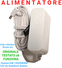 ALIMENTATORE Huawei HW 120200E8W 12V 2A Vodafone Station ORIGINAL OK FUNZIONA