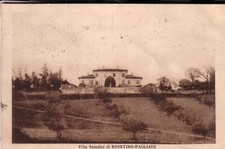 CARTOLINA  PAGLIARE DEL TRONTO SPINETOLI VIAGGIATA 1931 VILLA SALADINI DI ROVETI