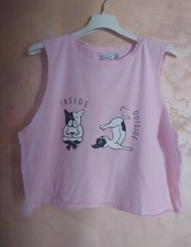 T-shirt rosa donna con stampa - Bershka