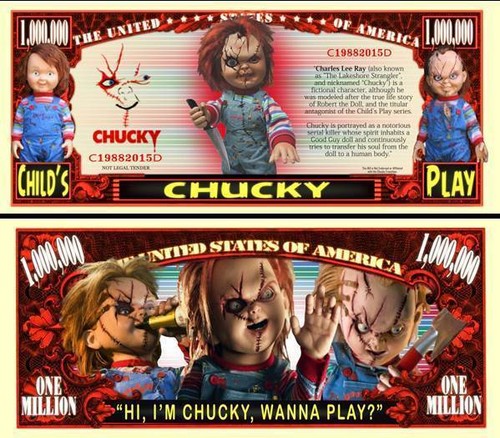 Chucky banconota million - chucky!, 1