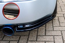 Attacco Posteriore Laterale in ABS Nero Lucido per Nissan 350Z Coupè+Roadster