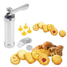 Pressa Biscotti Inox PRO Pistola Chef Crea Dolci Forno Premium Gift Set