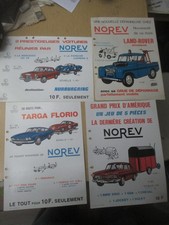 Lot de 4 Planches Norev (Targa