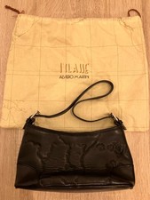 Borsa mini a spalla da donna Alviero Martini in pelle nera