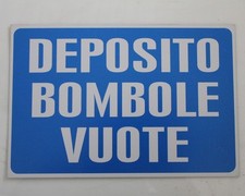 Aluminum Sign EMPTY CYLINDER