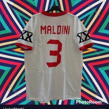 RARISSIMA FAN T-SHIRT PAOLO MALDINI 3 ITALIA MILAN MEMORABILIA SHIRT COTONE 