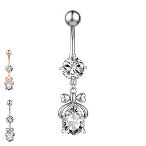 Piercing ombelico curvo - , in