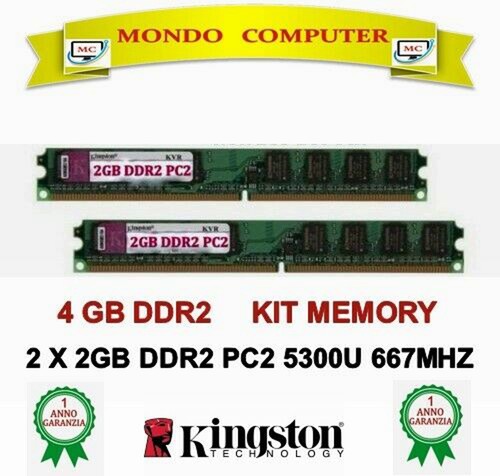 Ddr2 kit - 4, gb