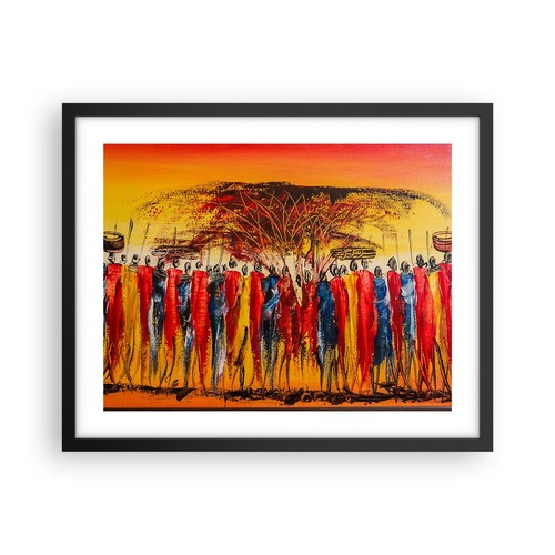 Poster 50x40cm africa - poster, tribù