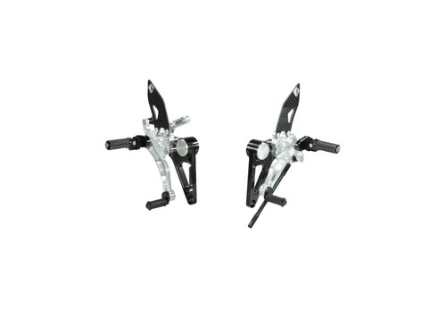 Pedane regolabili nero silver - regolabili, nero-silver