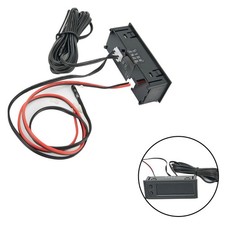 Auto Voltmetro Orologio LED
