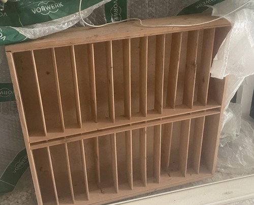 Porta cassette vhs legno 24 - porta,