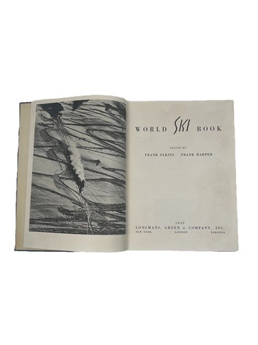 1949 world ski book first - world,
