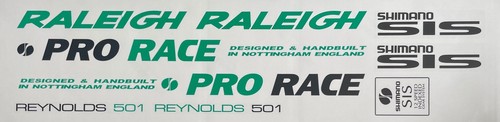 Raleigh pro race set - raleigh,