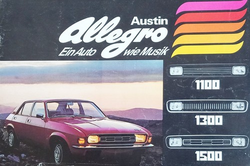 Austin allegro 1975 brochure - allegro,