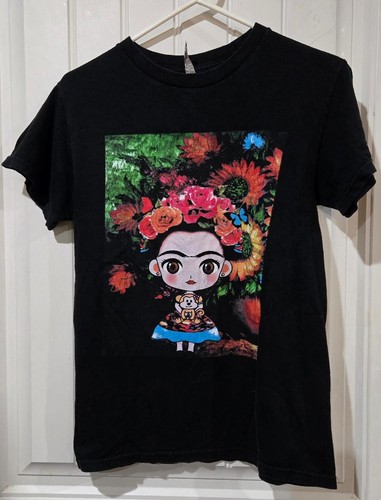 Frida kahlo tshirt nera - tshirt, taglia