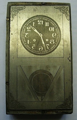 Piastra stampa orologio - piastra,