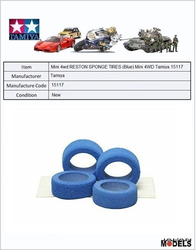 Mini 4wd reston sponge tires - reston,