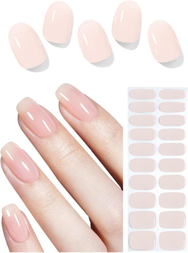 Unghie gel adesive rosa - gel, uv,