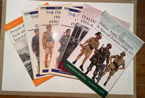 Blocco libri osprey - osprey:, italiani