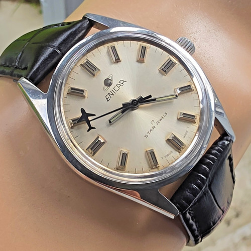 Orologio vintage enicar uomo - orologio,
