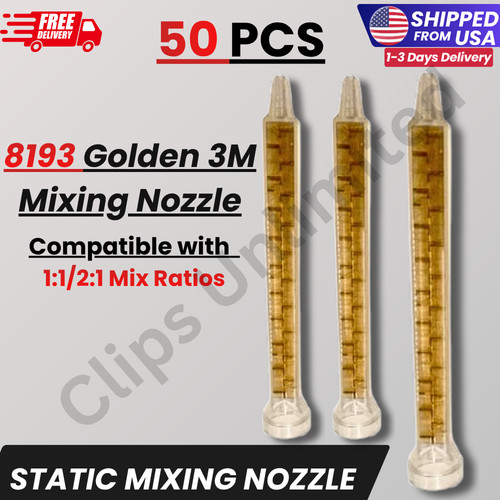 50pcs gold static mixing - 50pcs, 3m