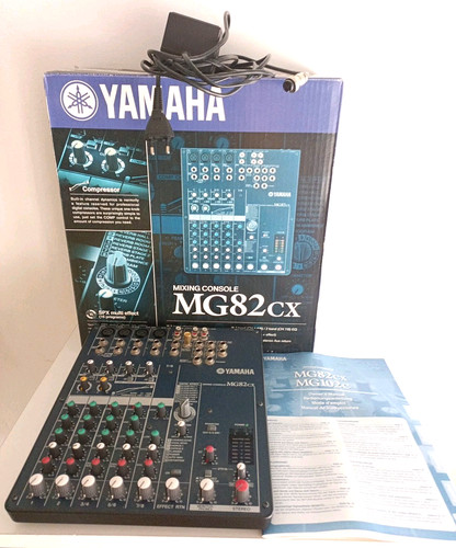 Mixer audio yamaha mg82cx - mixer,