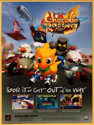 Chocobo racing squaresoft - chocobo,