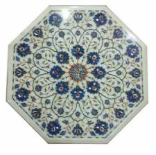 18 " Centro Marmo Tavolo Top Lapis Inserto Artigianato Arte Per Arredo Casa