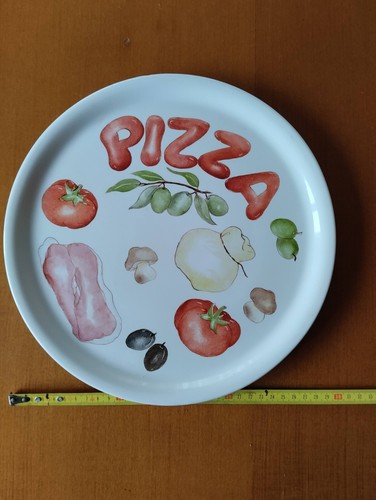 Piatto pizza porcellana - in,