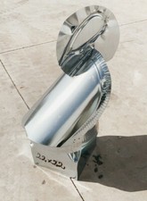 FUMAIOLO COMIGNOLO GIREVOLE GALLO ZINCATO PER CANNA FUMARIA (17/22/27/32/37/42)