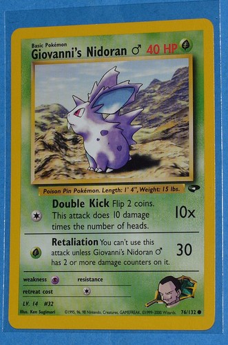 Giovanni nidoran 132 ex - nidoran,