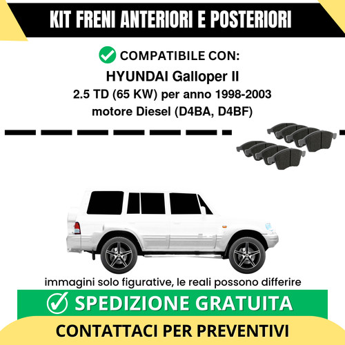 Pastiglie freno ant - pastiglie, post