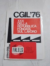 Tessera C.G.I.L 1976