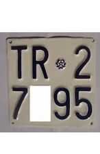 Bollino Targa Storica Vespa Moto Auto..