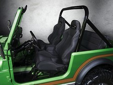 Racing Seat set anteriore nero