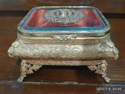 Cofanetto scrigno metallo - cofanetto,