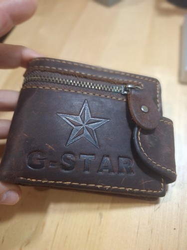 Pequeña cartera cuero con - pequeña,